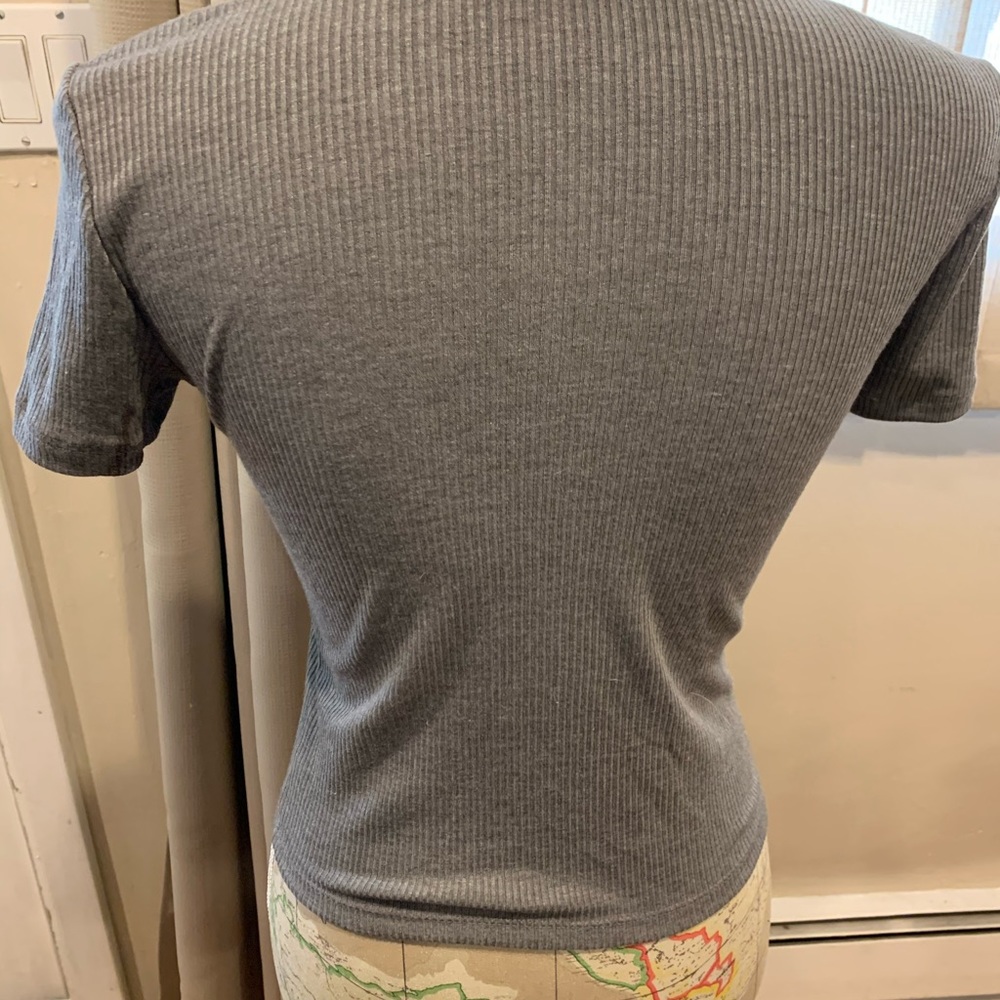 Like New Pink Victoria’s Secret Ribbed Tee Shirt - Picture 2 of 5